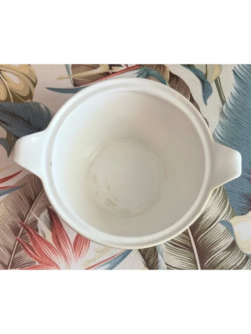 Vintage Royal China casserole dish is in the 